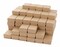 JewelrySupply Kraft Cotton Filled Jewelry Box #21 (Case of 100)